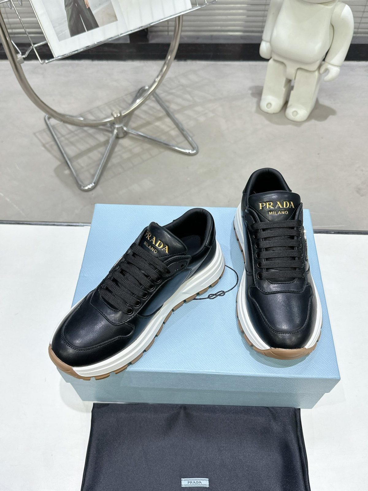 Prada 2024 New Leather sneaker Size 36-45 - Image 3