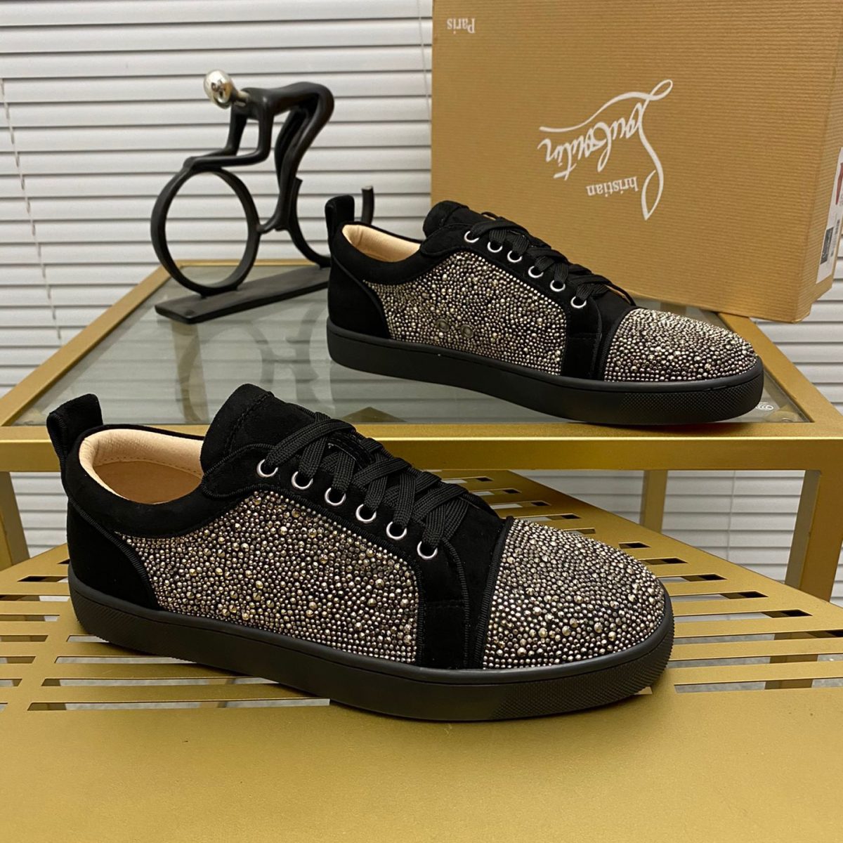 Christian Louboutin Louis Junior Sneaker Size 36-46  9-Color - Image 1