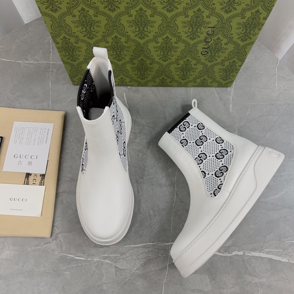 Gucci 23fw New Boots Unisex Size 35-46 - Image 3