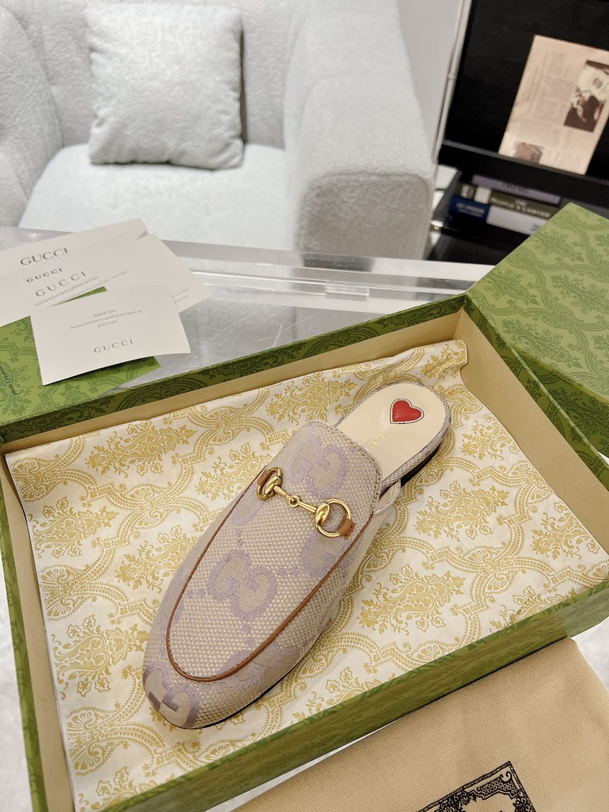 Gucci Princetown GG Slippers Size 35-41 - Image 5