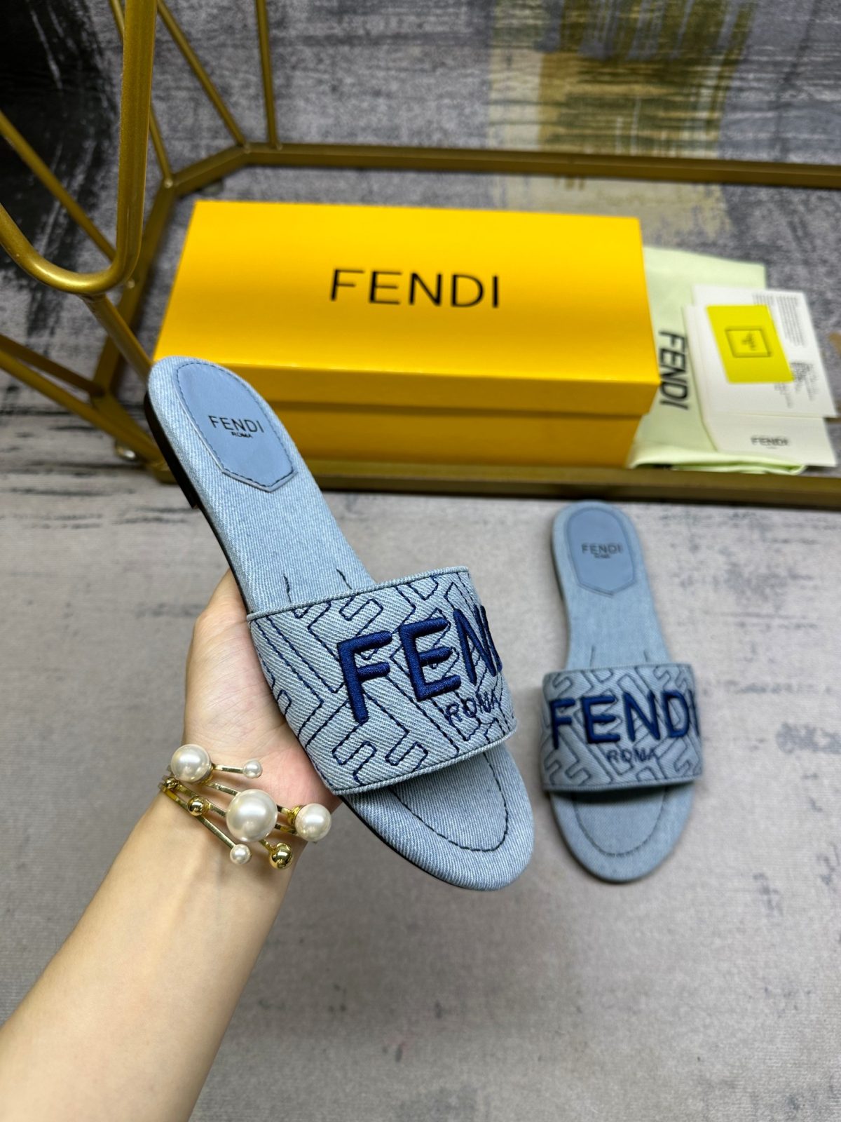 Fendi Slippers Size 36-42 - Image 2