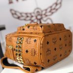 MCM Stark Side Studs Backpack in Visetos 4-Size - Image 10