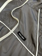 MiuMiu Nylon Zipper Hooded Jacket Size S-XL - Image 2