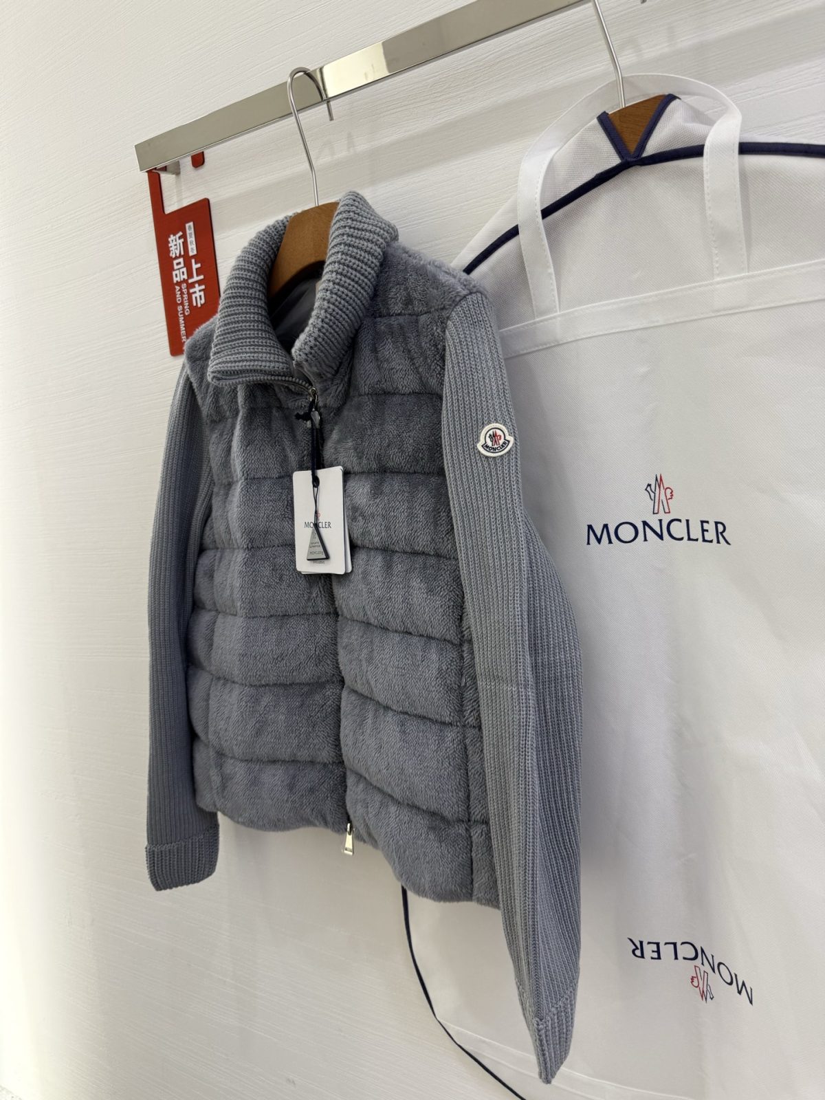 Moncler 25SS Teddy bear fur Women Down Jacket Size S-XL - Image 3
