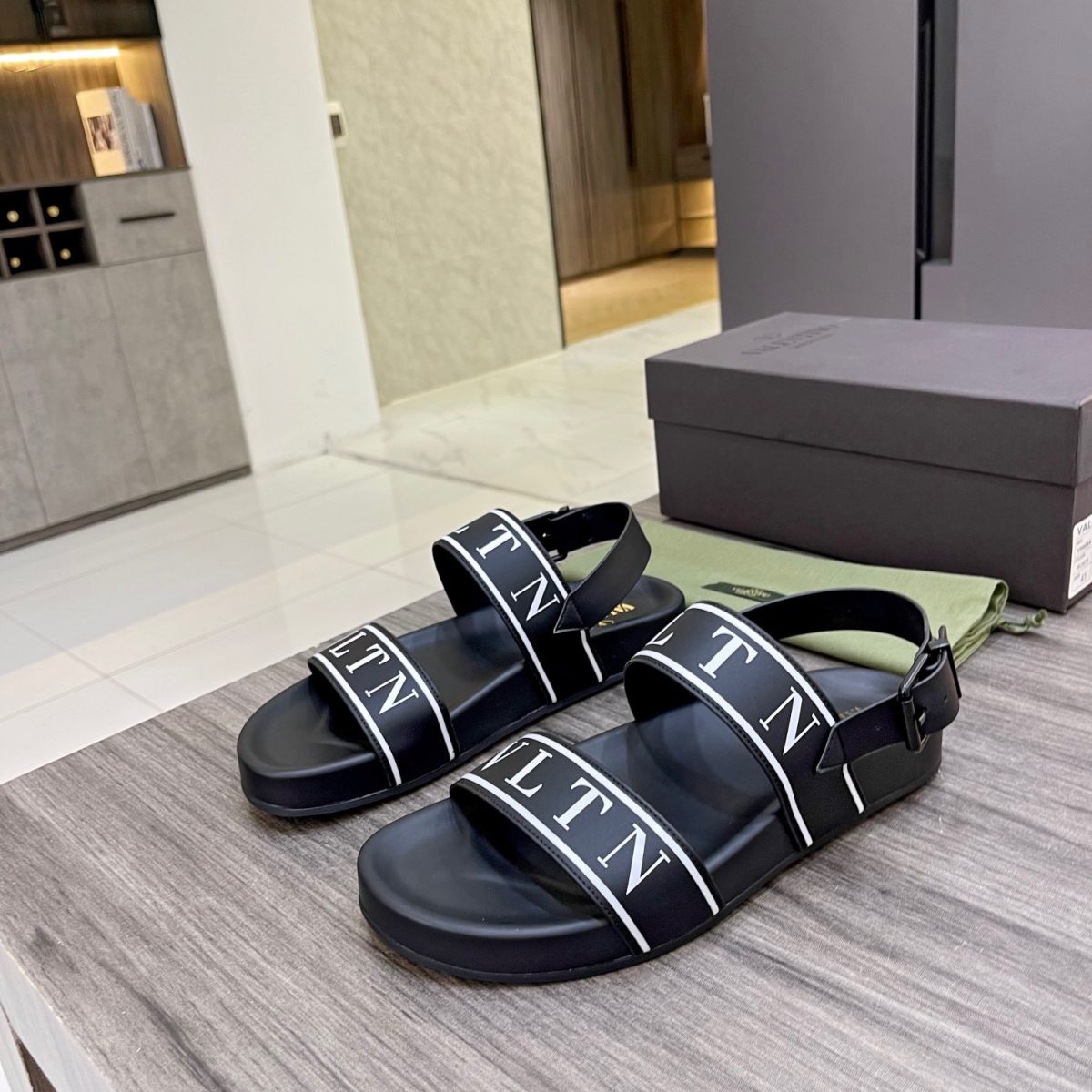 Valentino Sandals for Men Size 39-45 5-Color - Image 1