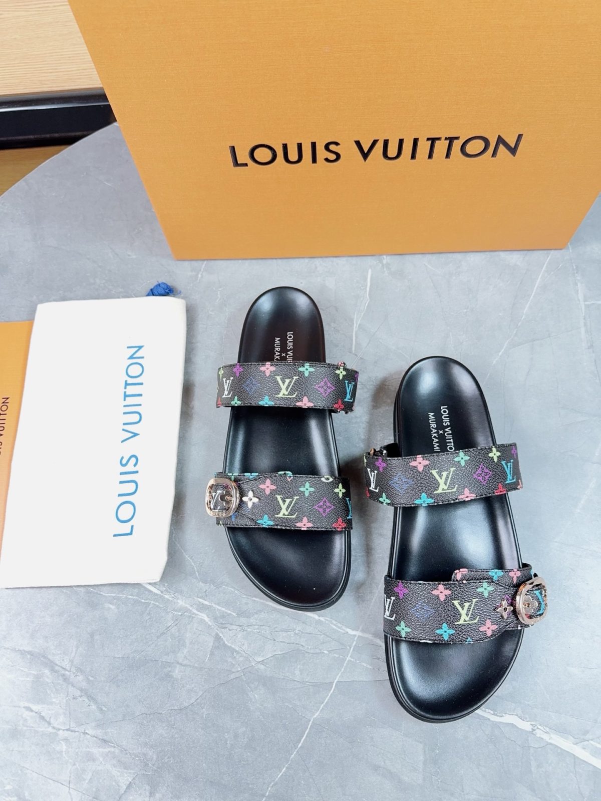 Louis Vuitton Pool Pillow Flat Comfort Slippers Size 36-46 - Image 3