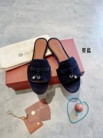Loro Piana Charms Slipper Women Slippers Size 36-41 - Image 9