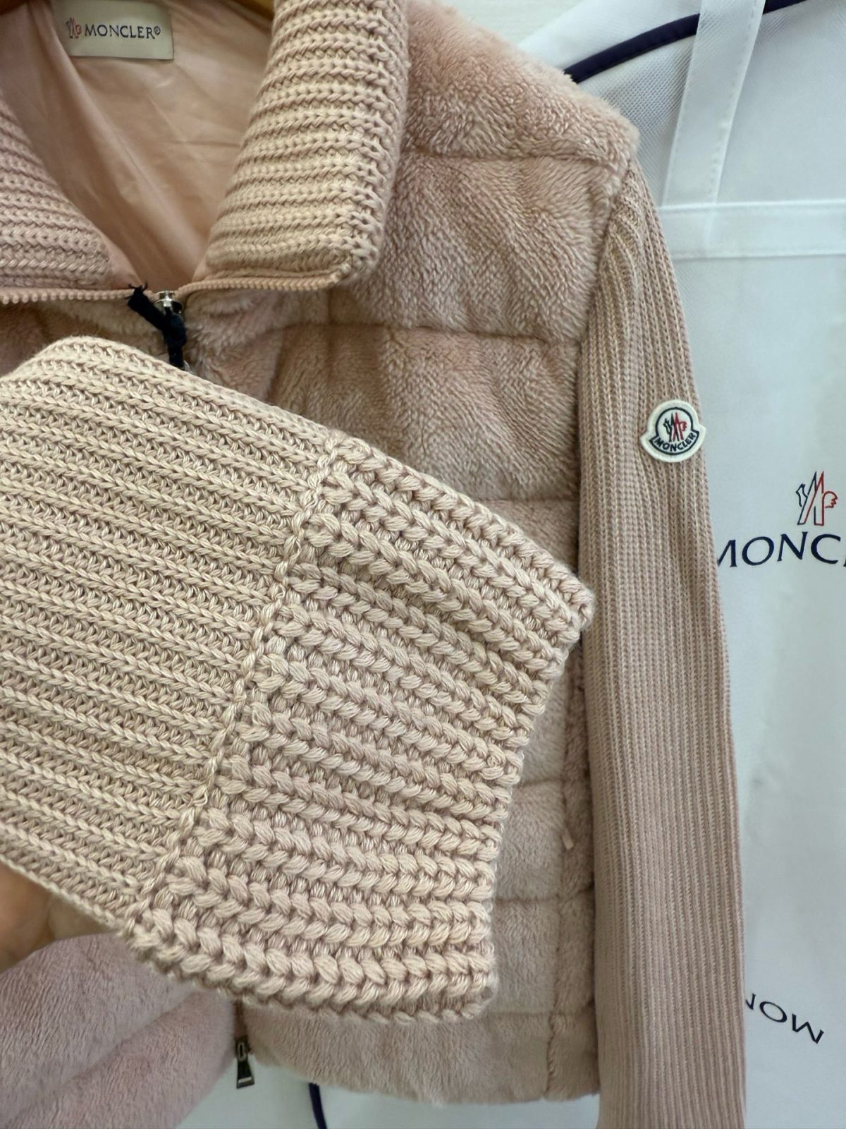Moncler 25SS Teddy bear fur Women Down Jacket Size S-XL - Image 7
