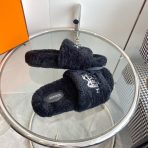 Hermes 23fw Women Winter Slippers Size 36-40 - Image 6