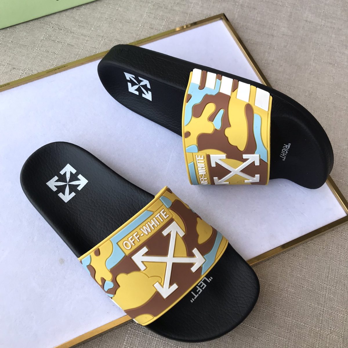OFF White Mens Women Sandals Gr. 36-46 - Image 9