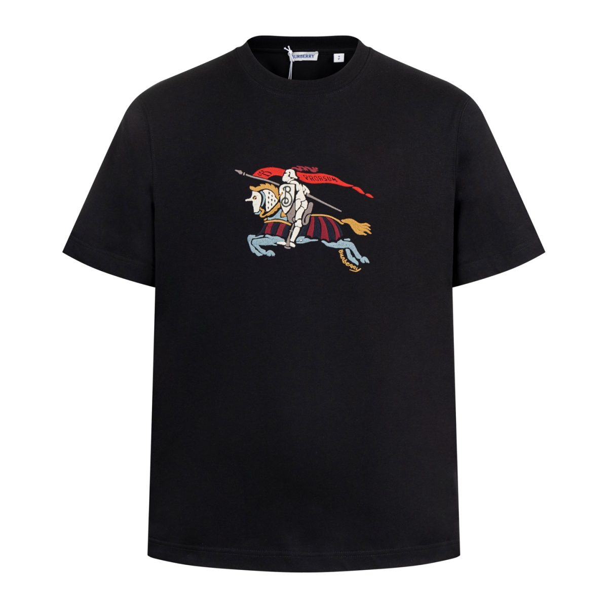 Burberry Cotton T Shirt  Embroider Size XS-L - Image 1