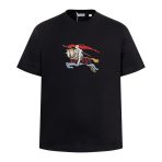 Burberry Cotton T Shirt  Embroider Size XS-L