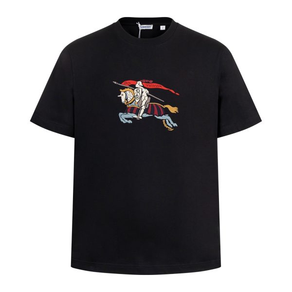 Burberry Cotton T Shirt  Embroider Size XS-L