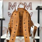 MCM Stark Side Studs Backpack in Visetos 4-Size - Image 5