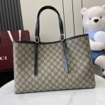 Gucci GG Emblem Women Shopping Bags Size 38*25*15cm - Image 3