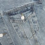 Balenciaga Denim Jacket Size S-L - Image 2