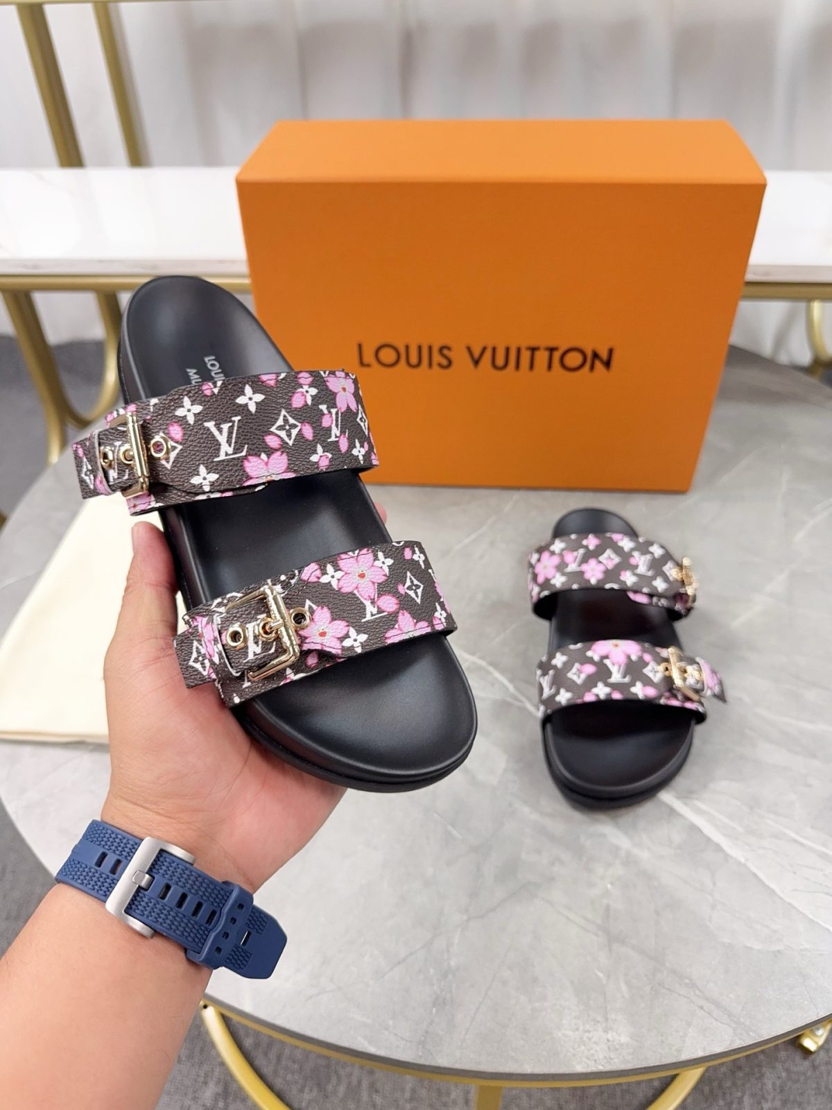 Louis Vuitton Pool Pillow Flat Comfort Slippers Size 36-46 - Image 6