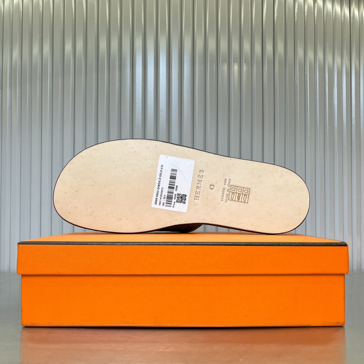 Hermes lzmir Sandals Size 40-45 - Image 7