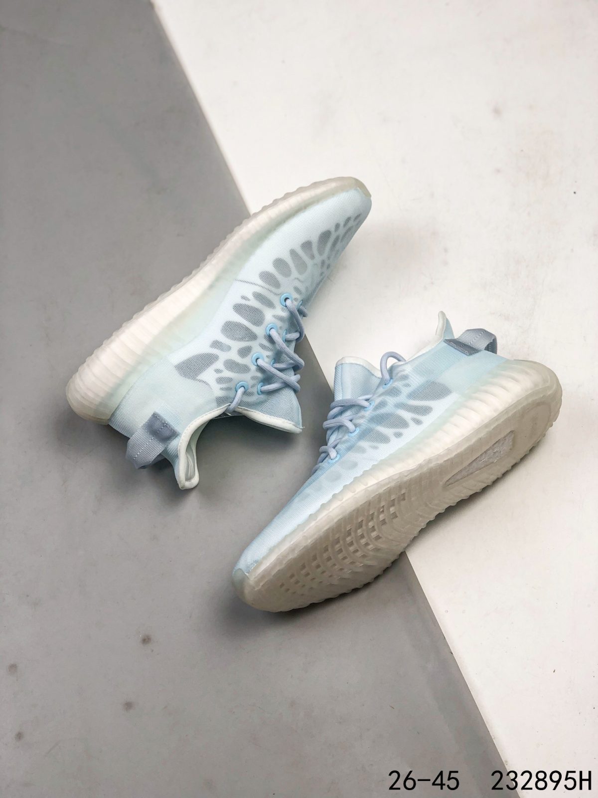 Yeezy 350 Boost 350 V2 Mono Lce Mens/Women Sneakers Shoes Blue 36 - 45 - Image 9
