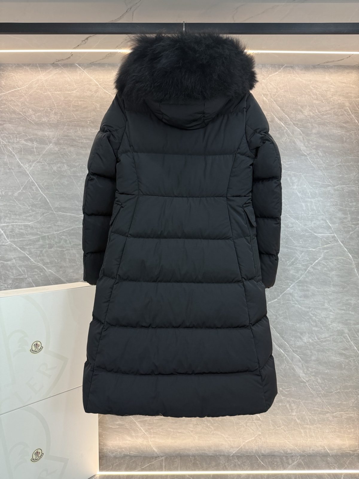 Moncler Women Bosona Long Down Jacket Size S-XL - Image 10