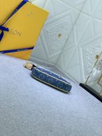 Louis Vuitton M82960 Mini Pochette Accessorie Monogram Denim Cowboy Shoulder Bags Size 4.5*9.5*4cm - Image 3