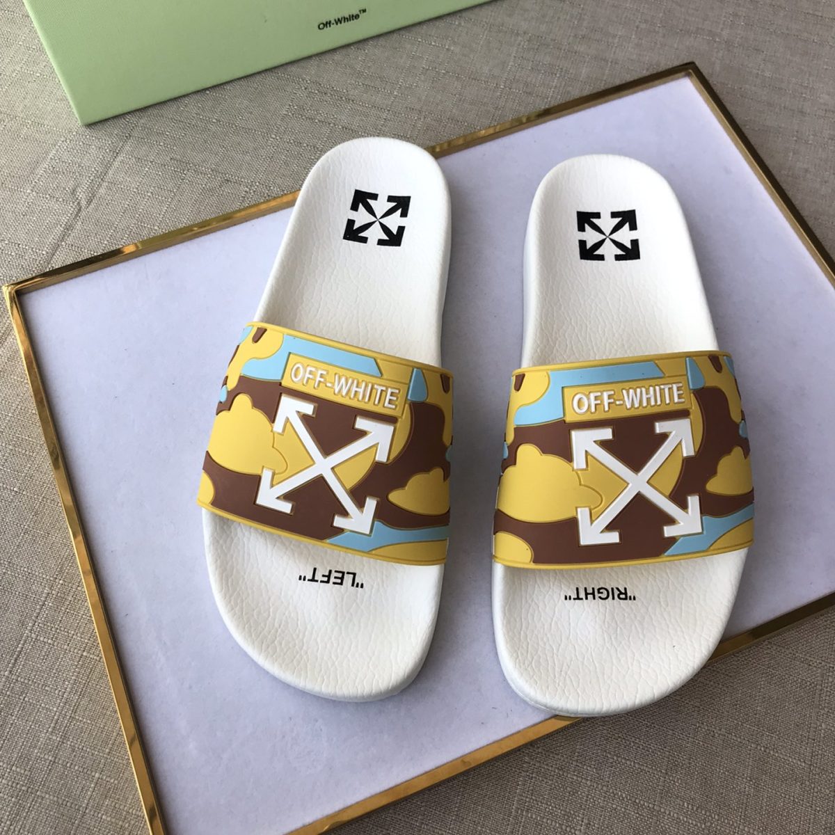 OFF White Mens Women Sandals Gr. 36-46 - Image 2