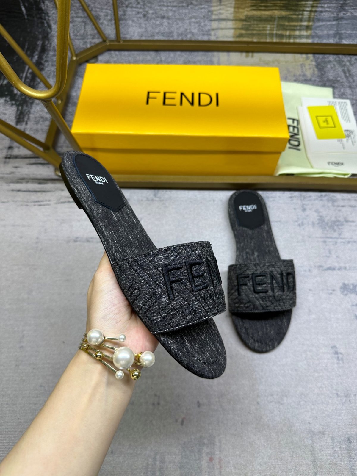 Fendi Slippers Size 36-42 - Image 2