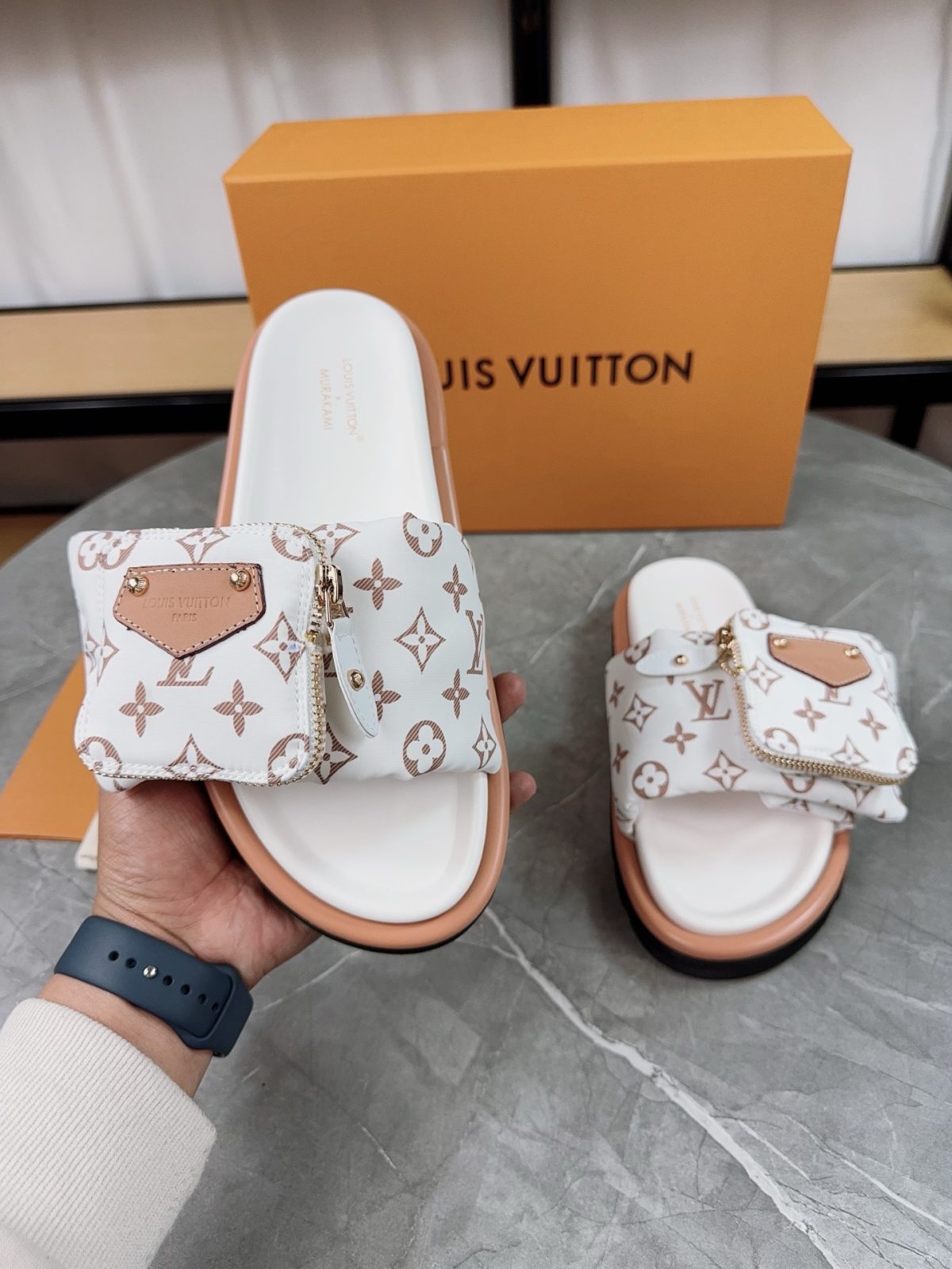 Louis Vuitton Pool Pillow Flat Comfort Slippers Size 36-46 - Image 5