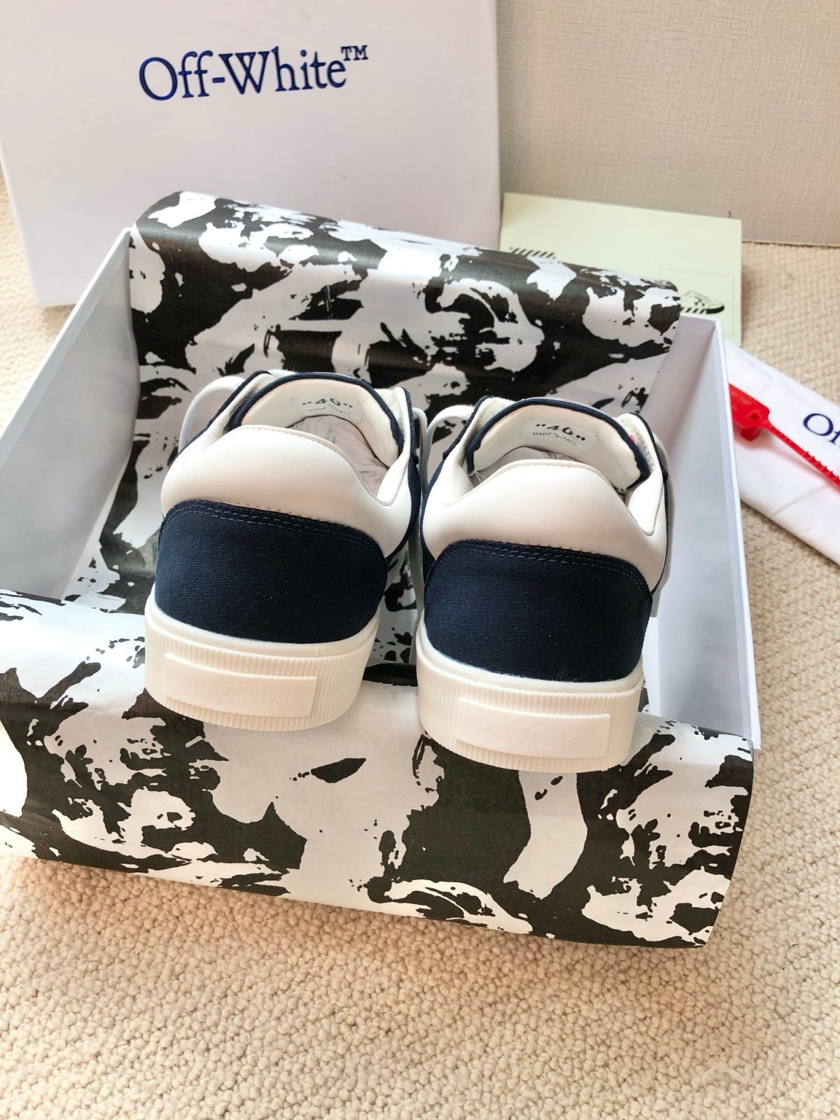OFF White 2024ss New Low Vulcanized Sneaker Size 36-45 - Image 2