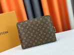 Louis Vuitton New Pouch Damier Graphite Clutch Bags Size 21*27*5cm - Image 2