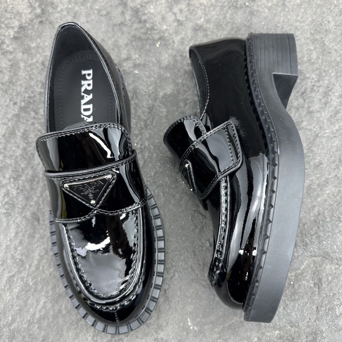 Prada Chocolate Loafers Size 36-46 - Image 4