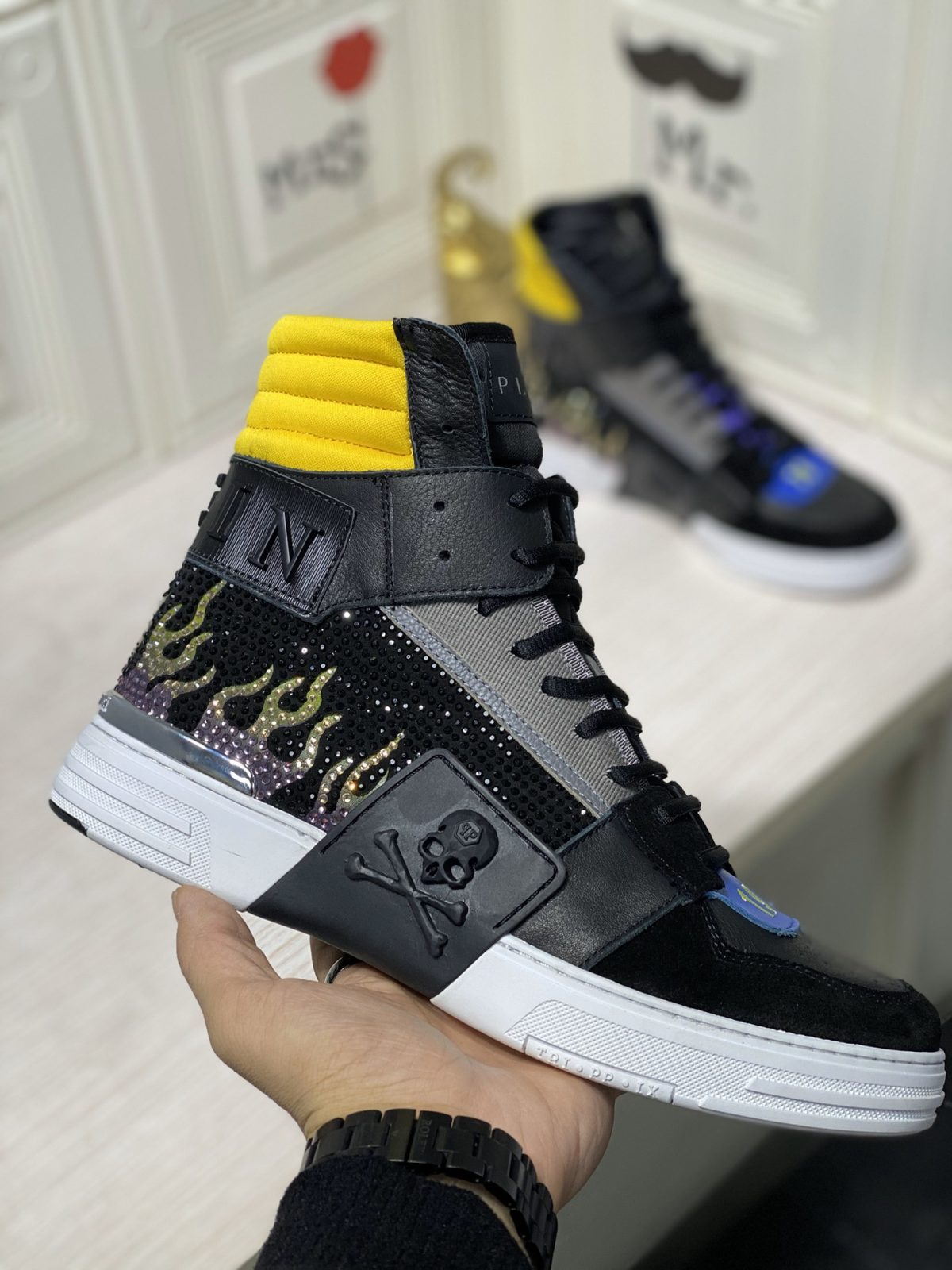 Philipp Plein Mens Outdoor Sneakers Shoes 38 - 45 - Image 8