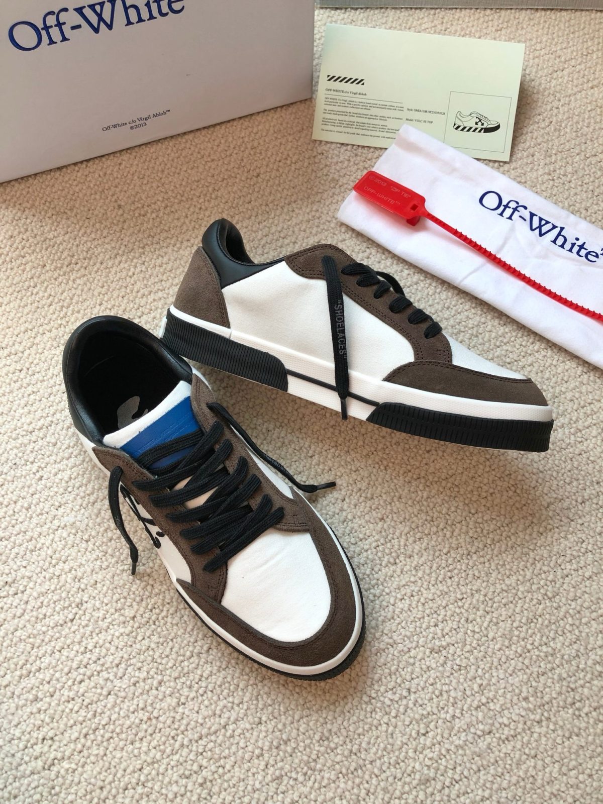 OFF White 2024ss New Low Vulcanized Sneaker Size 36-45 - Image 5