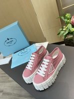 Prada 2024 New Double Wheel Re-Nylon gabardine Sneaker Size 36-41 - Image 3