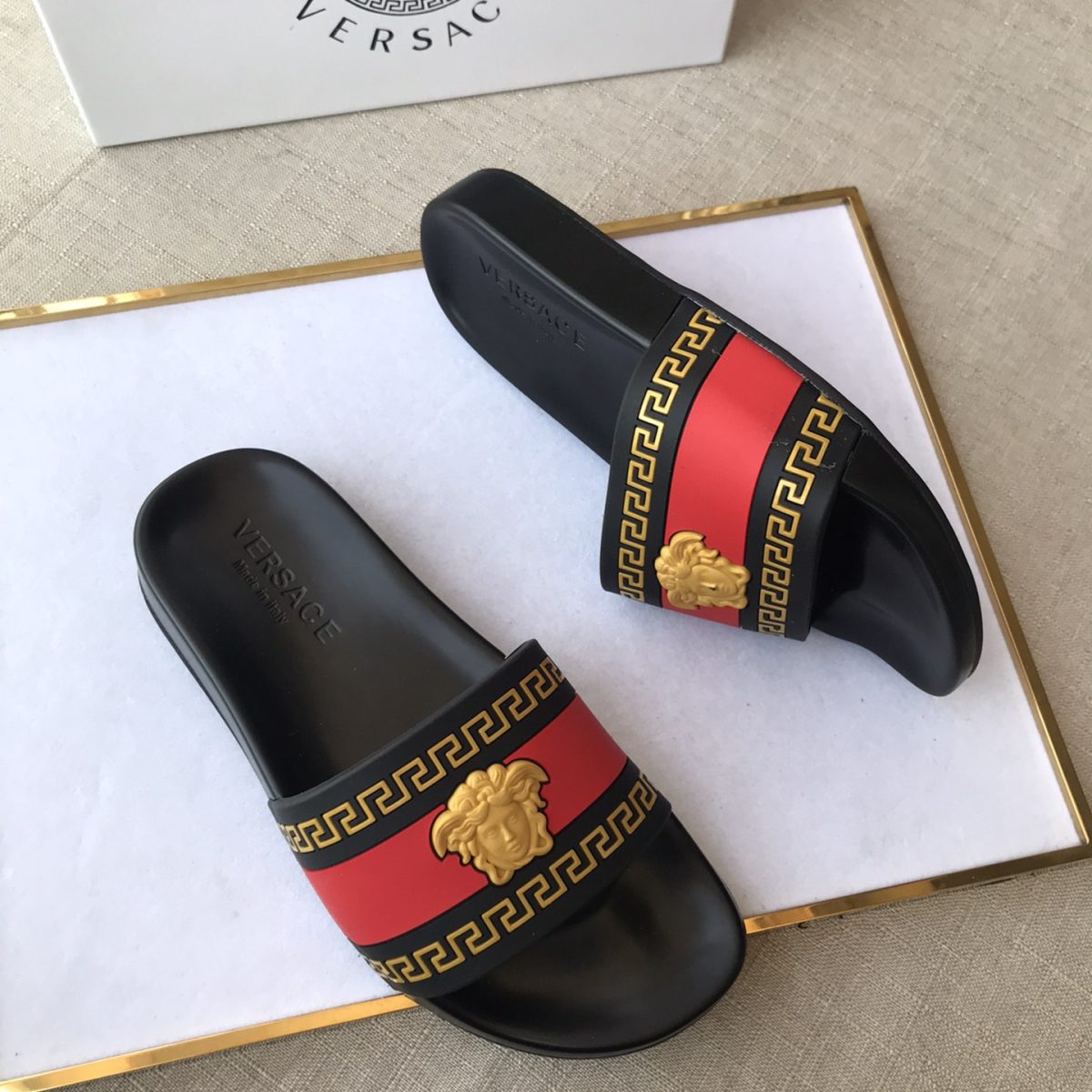 Versace Mens Women Sandals Gr. 36-46 - Image 9