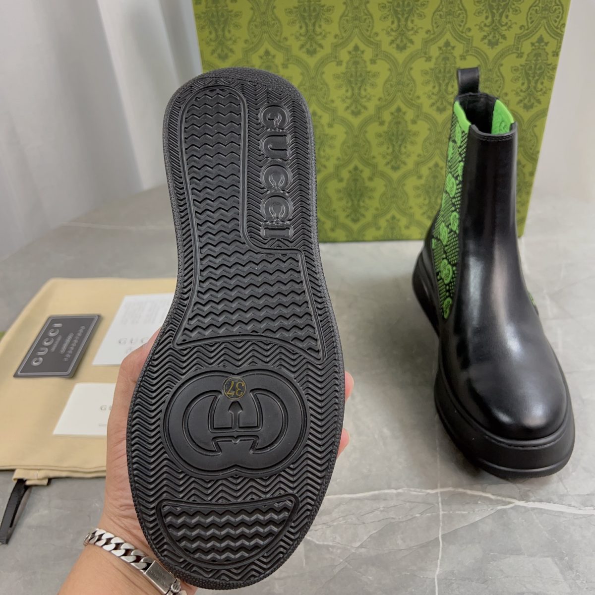 Gucci 23fw New Boots Unisex Size 35-46 - Image 6