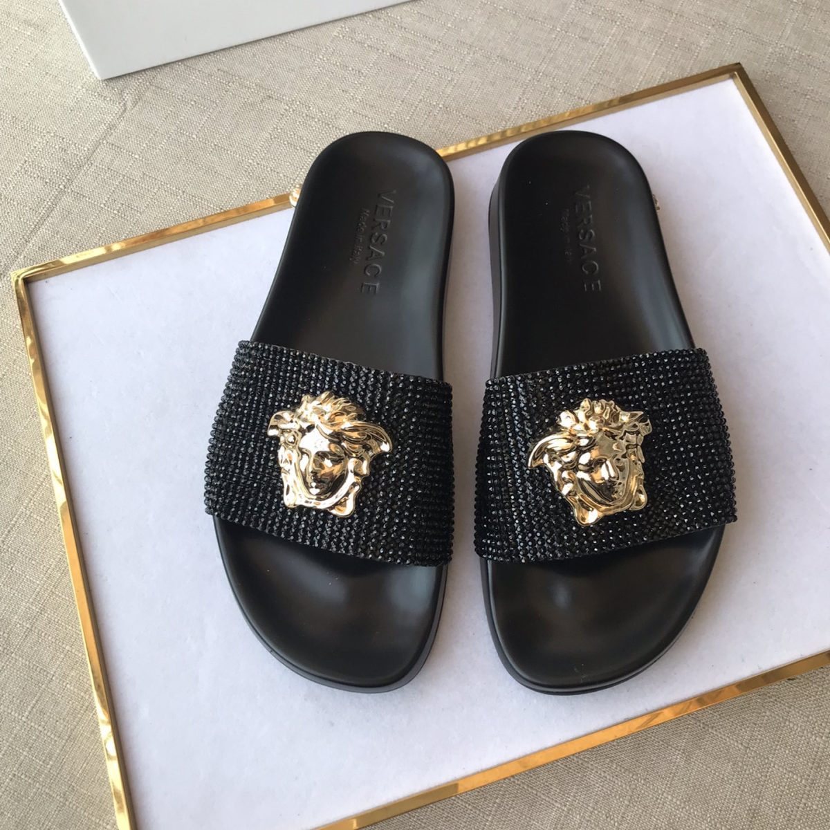 Versace Mens Women Sandals Gr. 36-46 - Image 2