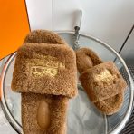 Hermes 23fw Women Winter Slippers Size 36-40 - Image 6