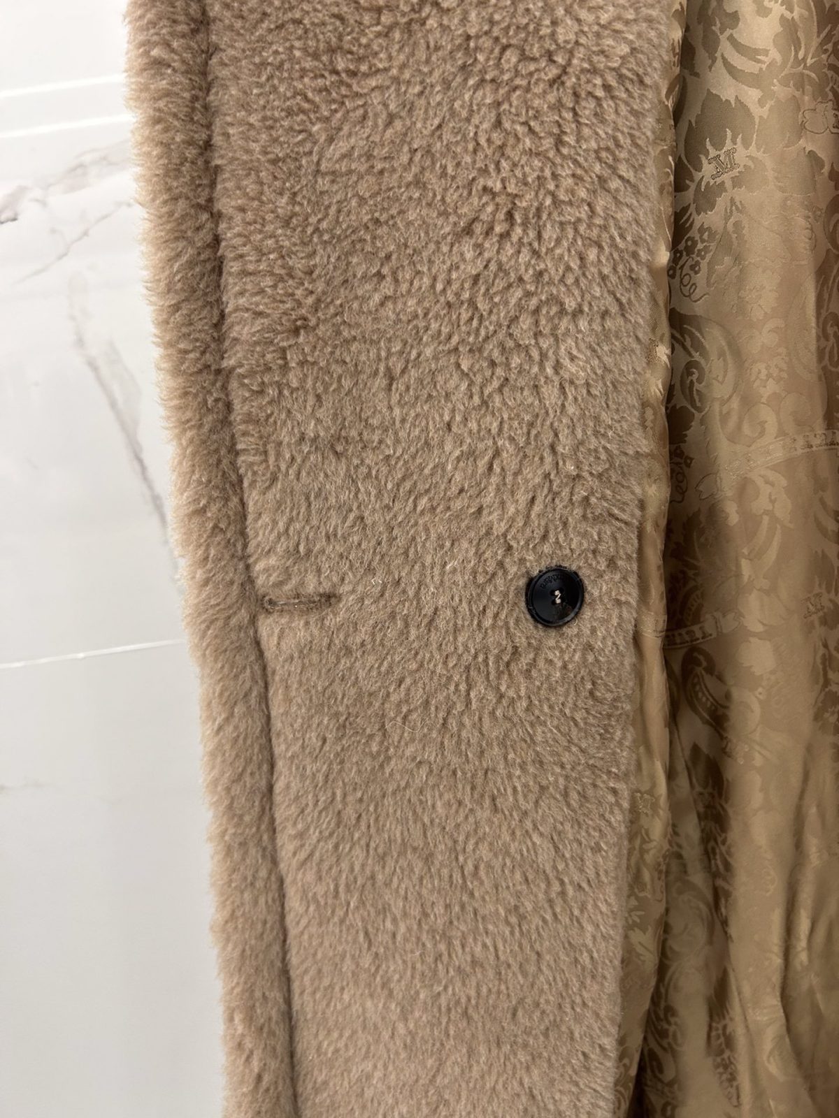 Max Mara Teddy fur long coat Size XS-M - Image 9