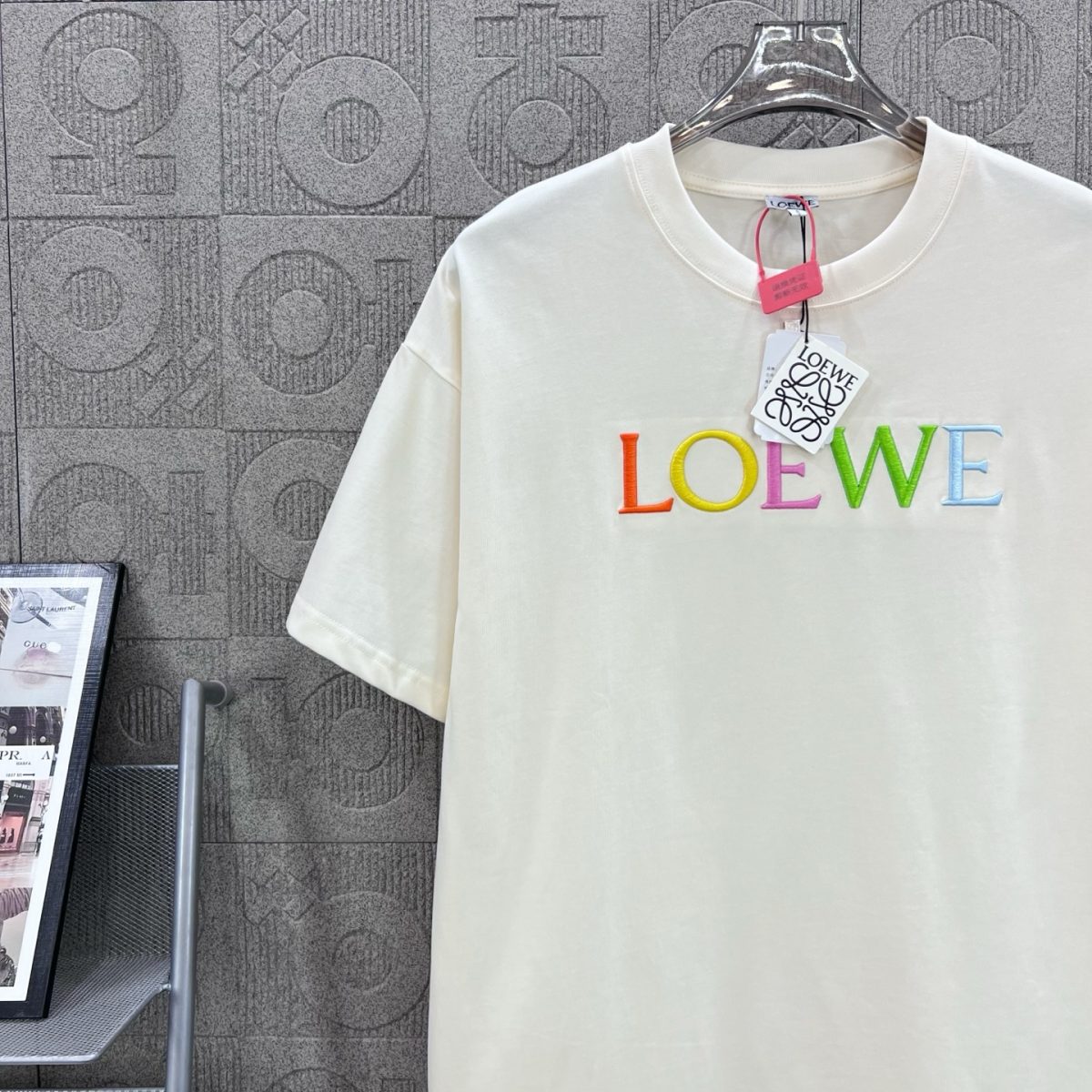 Loewe T Shirt  Embroider Logo Size XS-L - Image 3