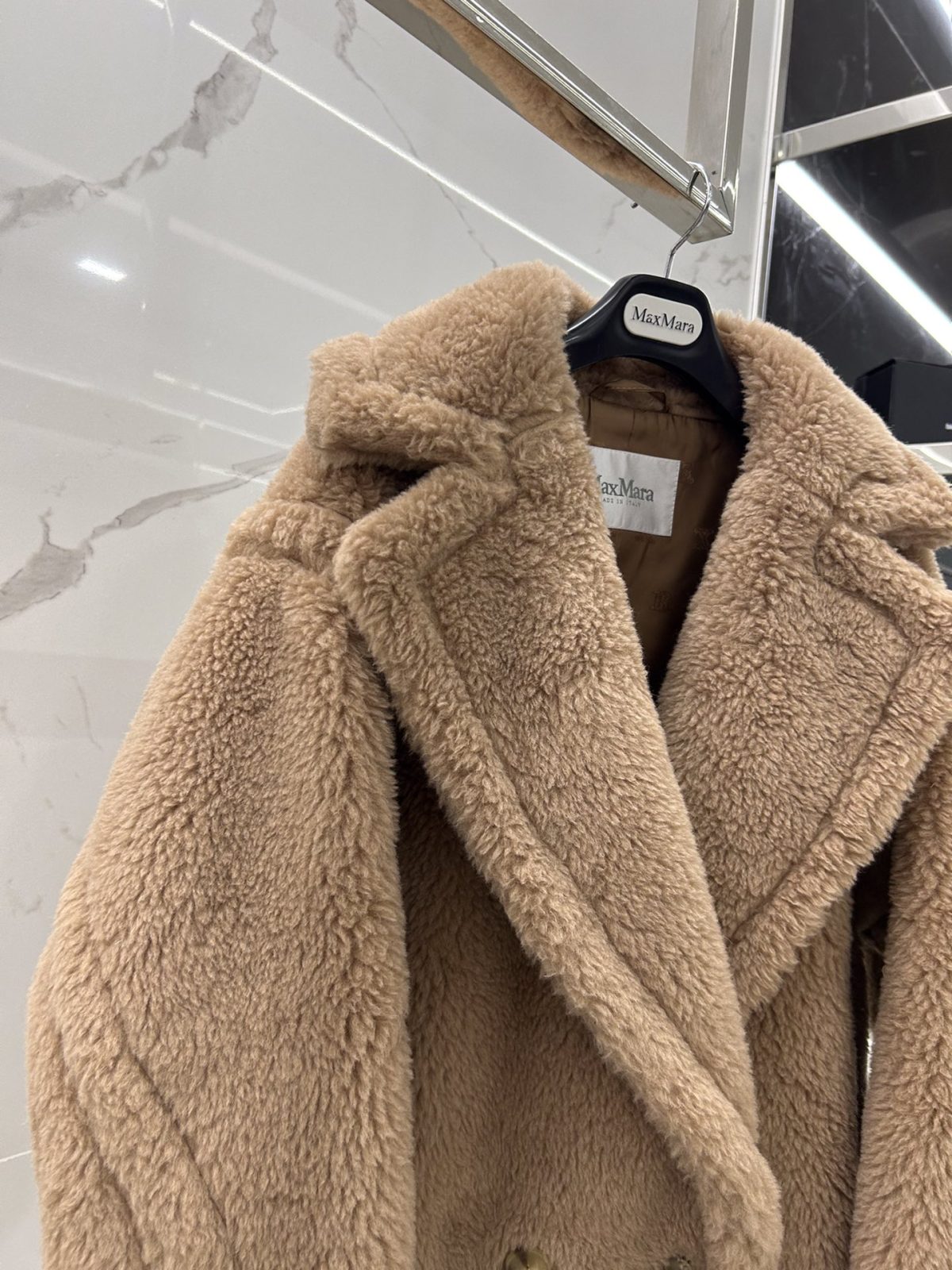 Max Mara Teddy fur Short coat Size XS-M - Image 4