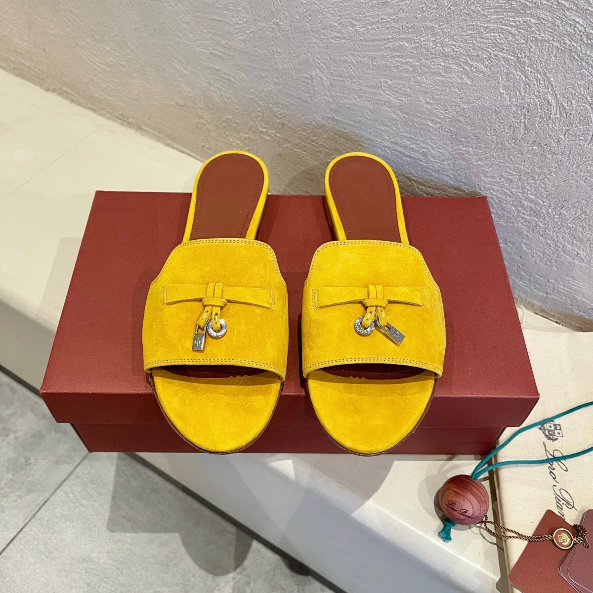 Loro Piana Charms Slipper Women Slippers Size 36-41 - Image 1