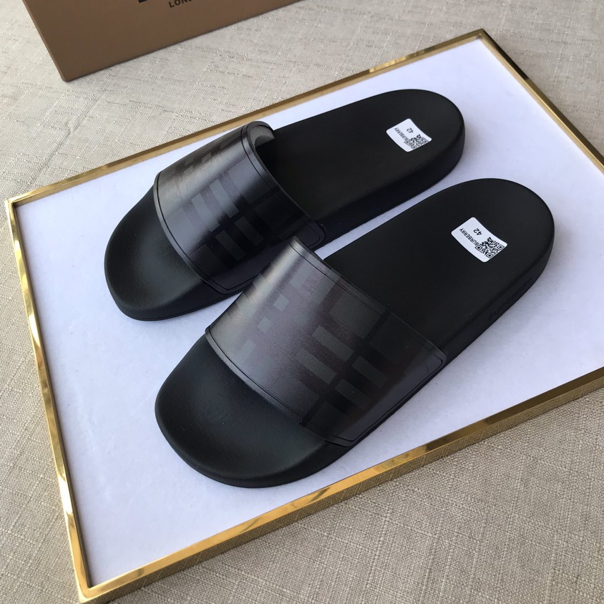 Burberry Mens Women Sandals Gr. 36-46 - Image 3