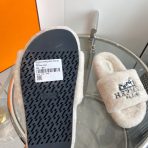 Hermes 23fw Women Winter Slippers Size 36-40 - Image 9