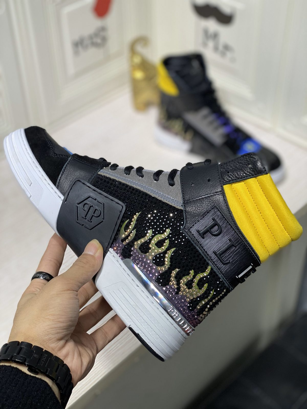 Philipp Plein Mens Outdoor Sneakers Shoes 38 - 45 - Image 5