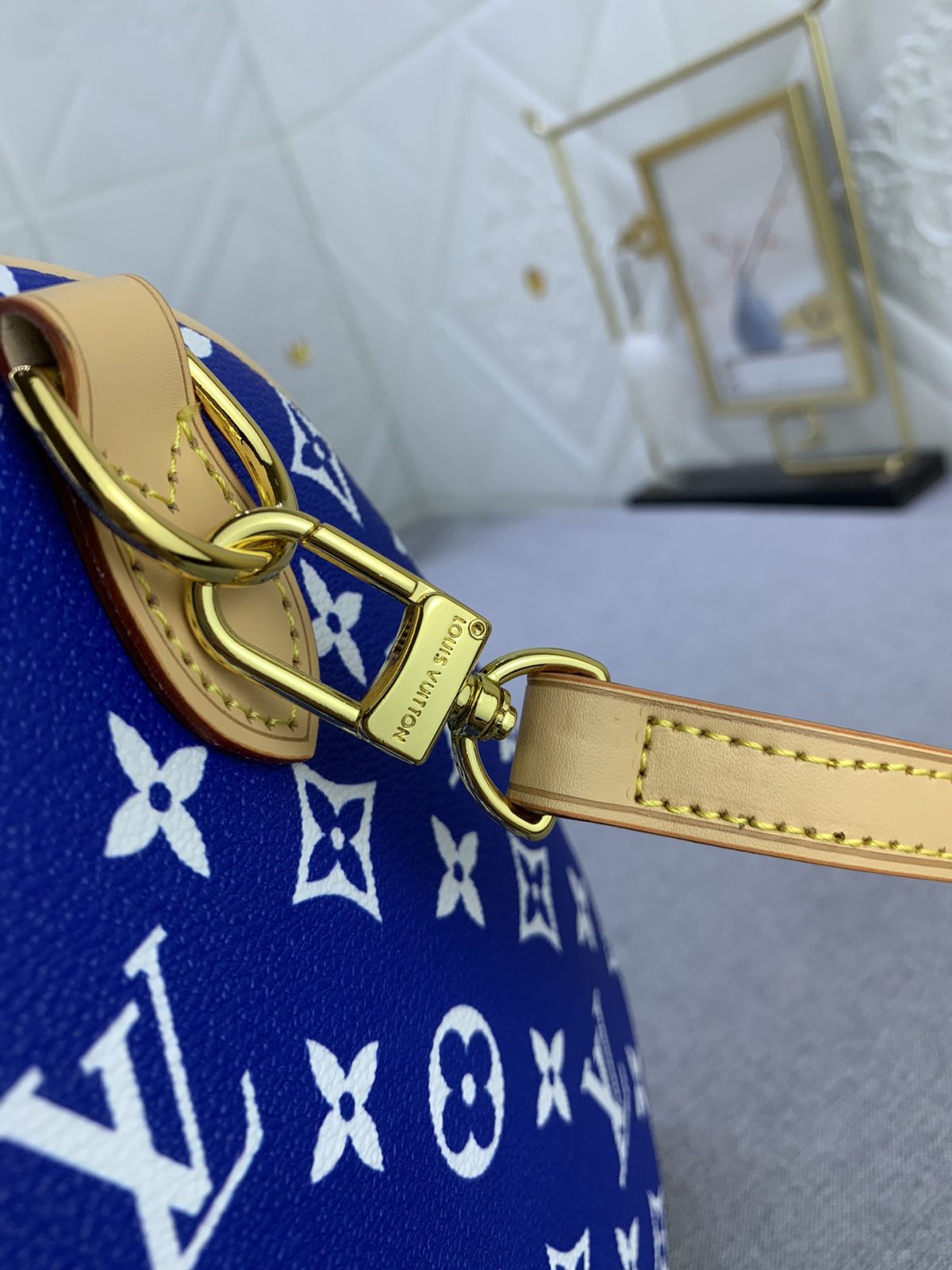 Louis Vuitton Speedy P9 Bandoulière 30 Monogram Leather Travel Bags Size 30*21*7cm - Image 7