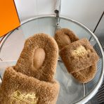 Hermes 23fw Women Winter Slippers Size 36-40 - Image 8