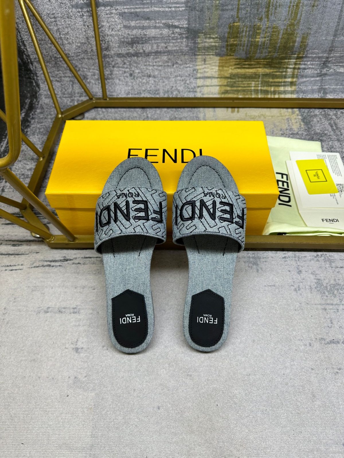 Fendi Slippers Size 36-42 - Image 3