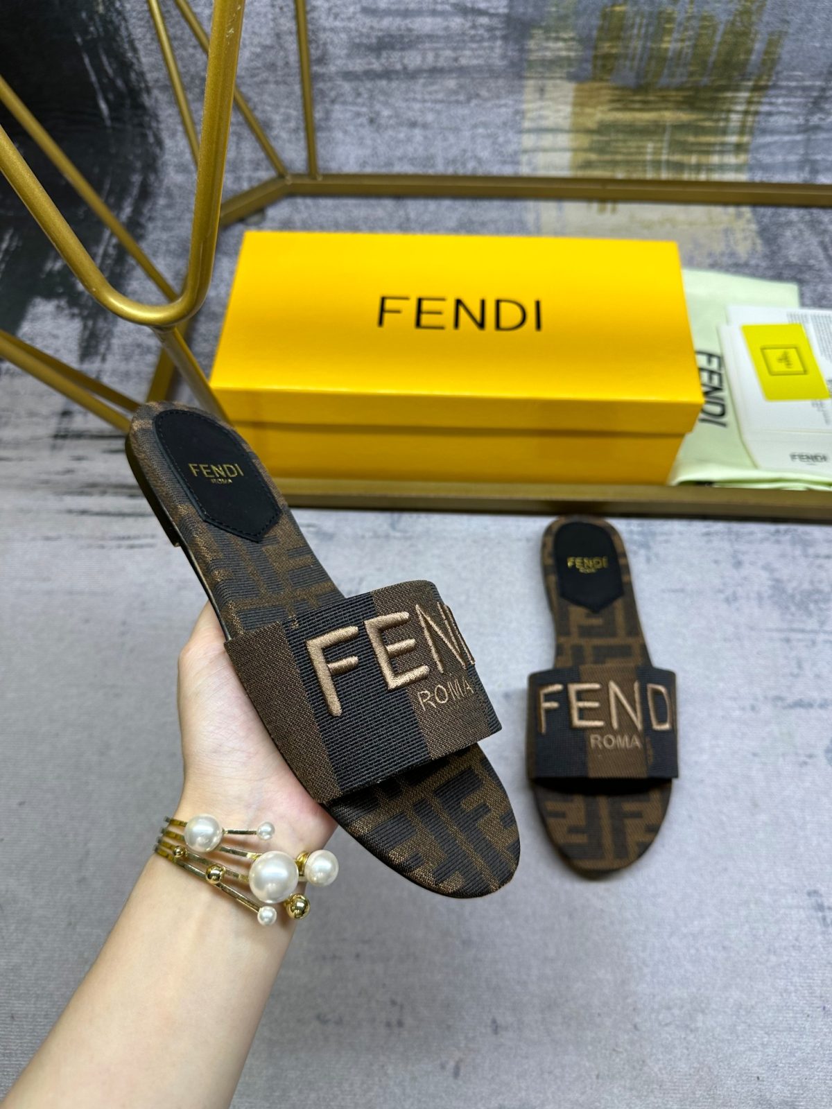 Fendi Slippers Size 36-42 - Image 2
