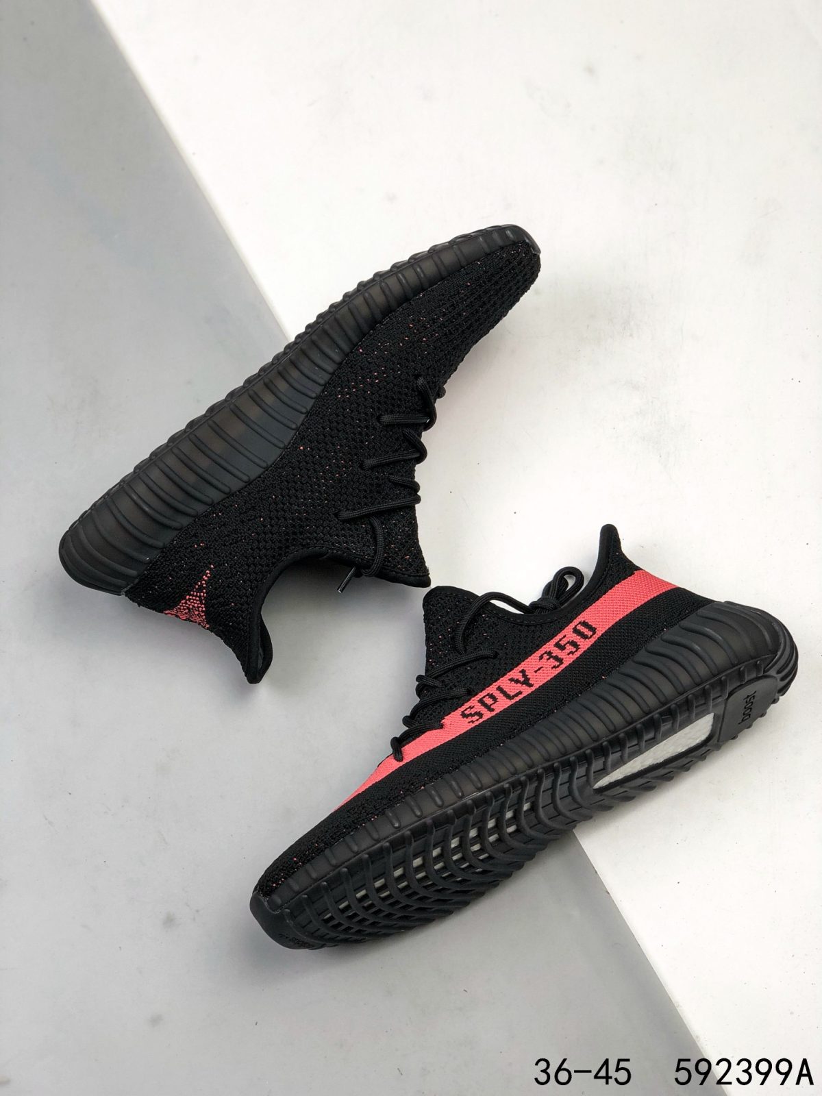Yeezy 350 Boost 350 V2 Mens/Women Sneakers Shoes Black4 36 - 45 - Image 5